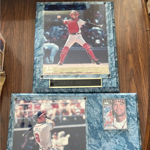 Javier Lopez Atlanta Braves Plaque Photo With Card and Photo Plaque MLB - Picture 1 of 7